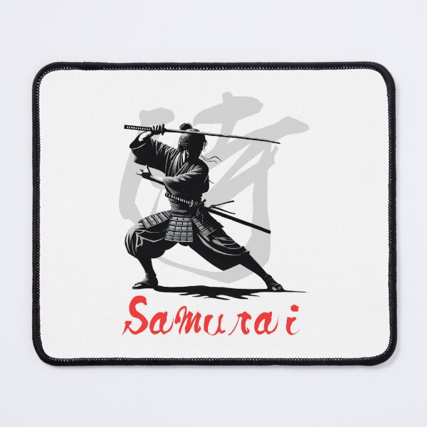 Item preview, SAMURAI artistic kanji writing and silhouette designed and sold by KashikoiUS.