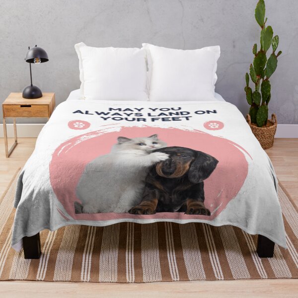 Item preview, May You Always Land On Your Feet - Cat Inspirational Design designed and sold by Colorful-Garden.