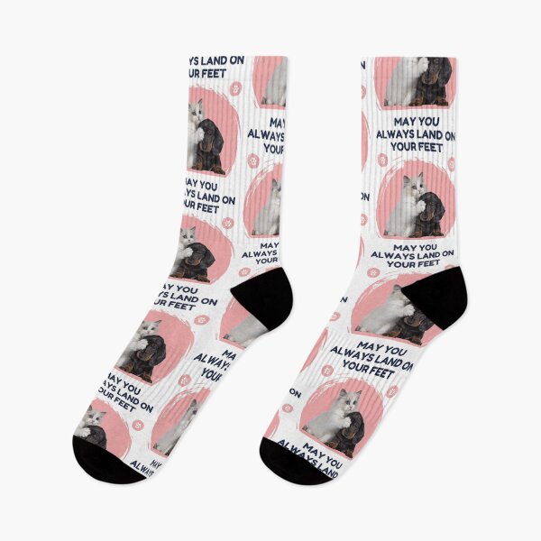 Item preview, May You Always Land On Your Feet - Cat Inspirational Design designed and sold by Colorful-Garden.