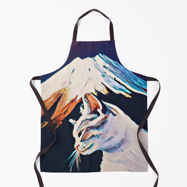 Item preview, a cat and fuji mountain designed and sold by MerryCrown.