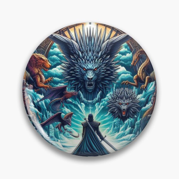 Item preview, A fantasy 3D T-shirt design for the Game of Thrones series designed and sold by Aseelomer479.