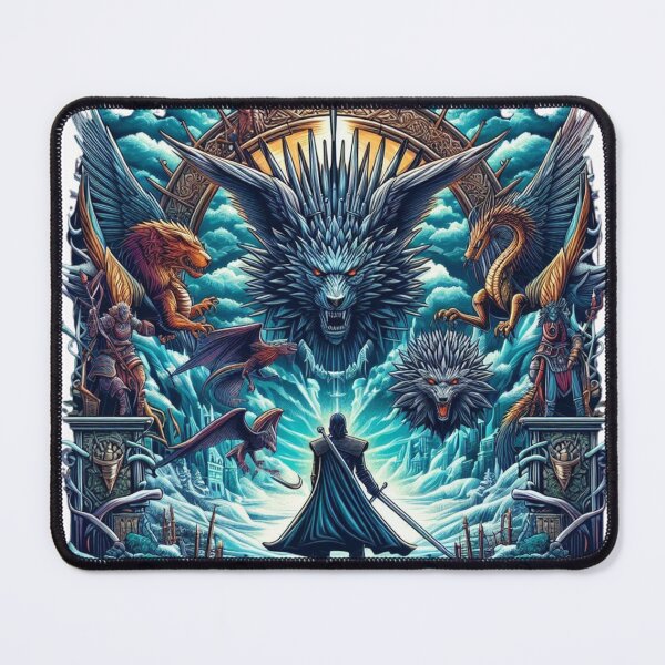 Item preview, A fantasy 3D T-shirt design for the Game of Thrones series designed and sold by Aseelomer479.