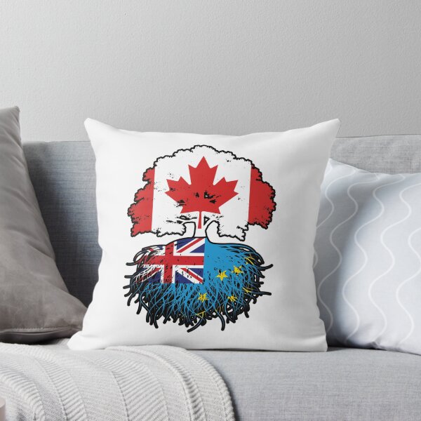 Item preview, Tuvalu Tuvaluan Canadian Canada Tree Roots Flag designed and sold by FlagX.