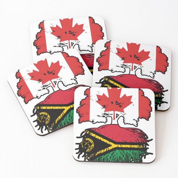 Item preview, Vanuatu Vanuatuan Canadian Canada Tree Roots Flag designed and sold by FlagX.