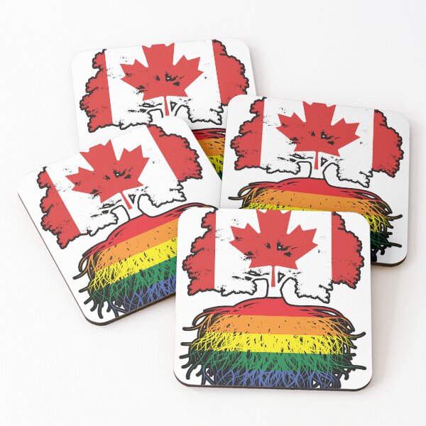Item preview, Lgbtq Gay Canadian Canada Tree Roots Flag designed and sold by FlagX.