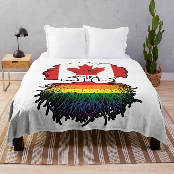 Item preview, Lgbtq Gay Canadian Canada Tree Roots Flag designed and sold by FlagX.