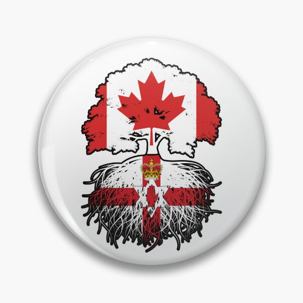 Item preview, Northern Ireland Northern Irish Canadian Canada Tree Roots Flag designed and sold by FlagX.