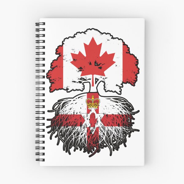 Item preview, Northern Ireland Northern Irish Canadian Canada Tree Roots Flag designed and sold by FlagX.