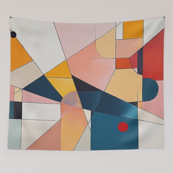 Item preview, Wassily Kandinsky Shapes Composition designed and sold by maniacfitness.