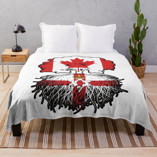 Item preview, Northern Ireland Northern Irish Canadian Canada Tree Roots Flag designed and sold by FlagX.