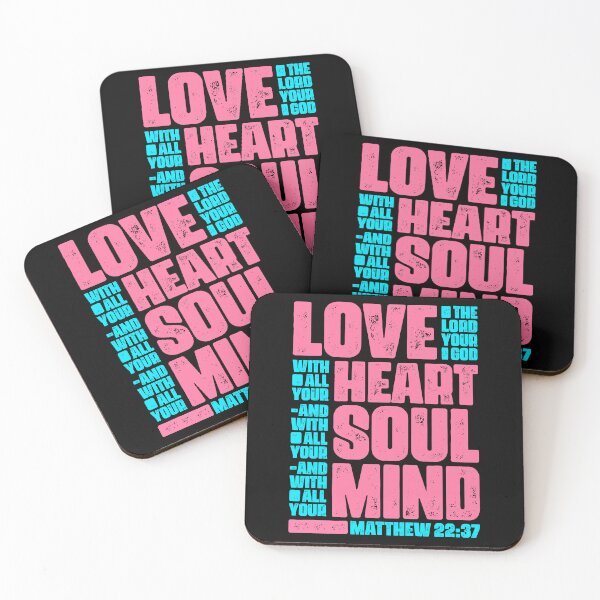 Item preview, Matthew 22:37 Love The Lord Your God With All Your Heart designed and sold by plushism.