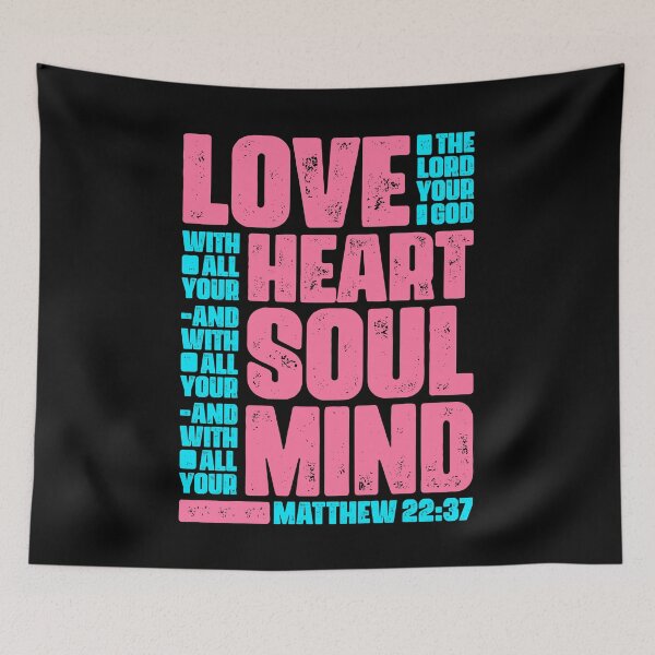 Item preview, Matthew 22:37 Love The Lord Your God With All Your Heart designed and sold by plushism.