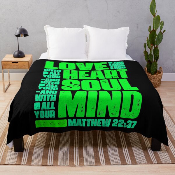 Item preview, Matthew 22:37 Love The Lord Your God With All Your Heart designed and sold by plushism.