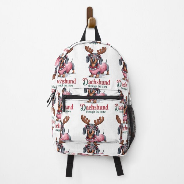 Item preview, Dachshund Through the Snow - Cute Christmas Wiener Dog Design designed and sold by T3goods.
