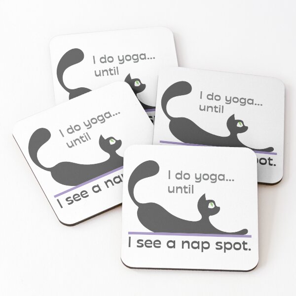 Item preview, Cat doing Yoga designed and sold by papermintstudio.