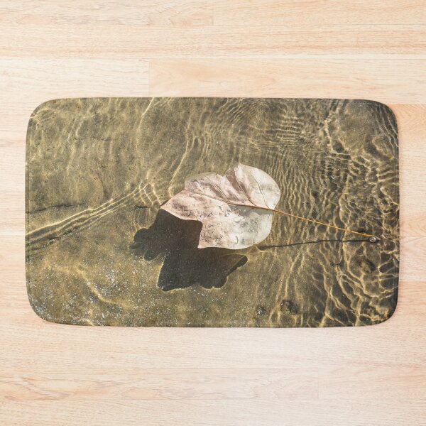 Item preview, Floating Tulip Tree Leaf and Brilliant Sunshiny Ripples designed and sold by Georgia Mizuleva.