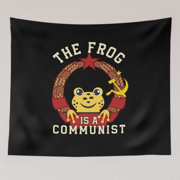 Item preview, Communist frog designed and sold by VibeStyleShop.