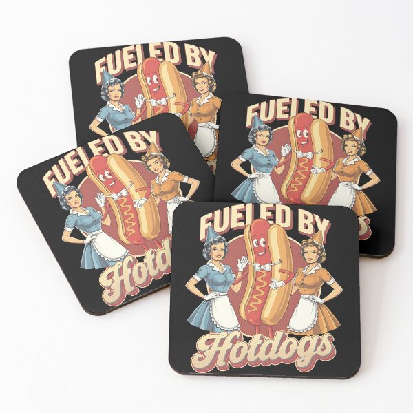 Item preview, Feuled by hot dogs - Hot dog heaven - Bun appetit - Hot dog dreams - Life is like a wiener designed and sold by JansenGS.