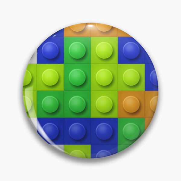 Item preview, Building Block Pattern Toy Bricks Seamless Pattern Design designed and sold by Gamify Store.
