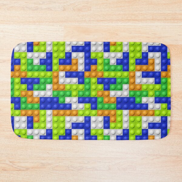 Item preview, Building Block Pattern Toy Bricks Seamless Pattern Design designed and sold by Gamify Store.