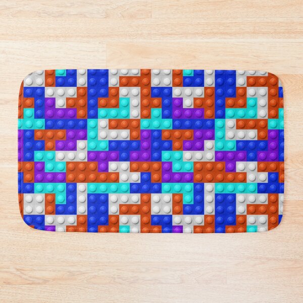 Item preview, Building Block Pattern Toy Bricks Seamless Pattern Design designed and sold by Gamify Store.