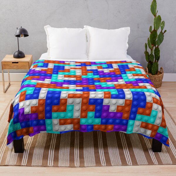 Item preview, Building Block Pattern Toy Bricks Seamless Pattern Design designed and sold by Gamify Store.