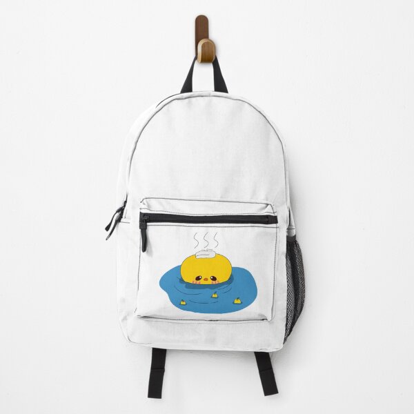 Item preview, Unmotivated chick relaxing in a hot spring designed and sold by Demeka-chan.