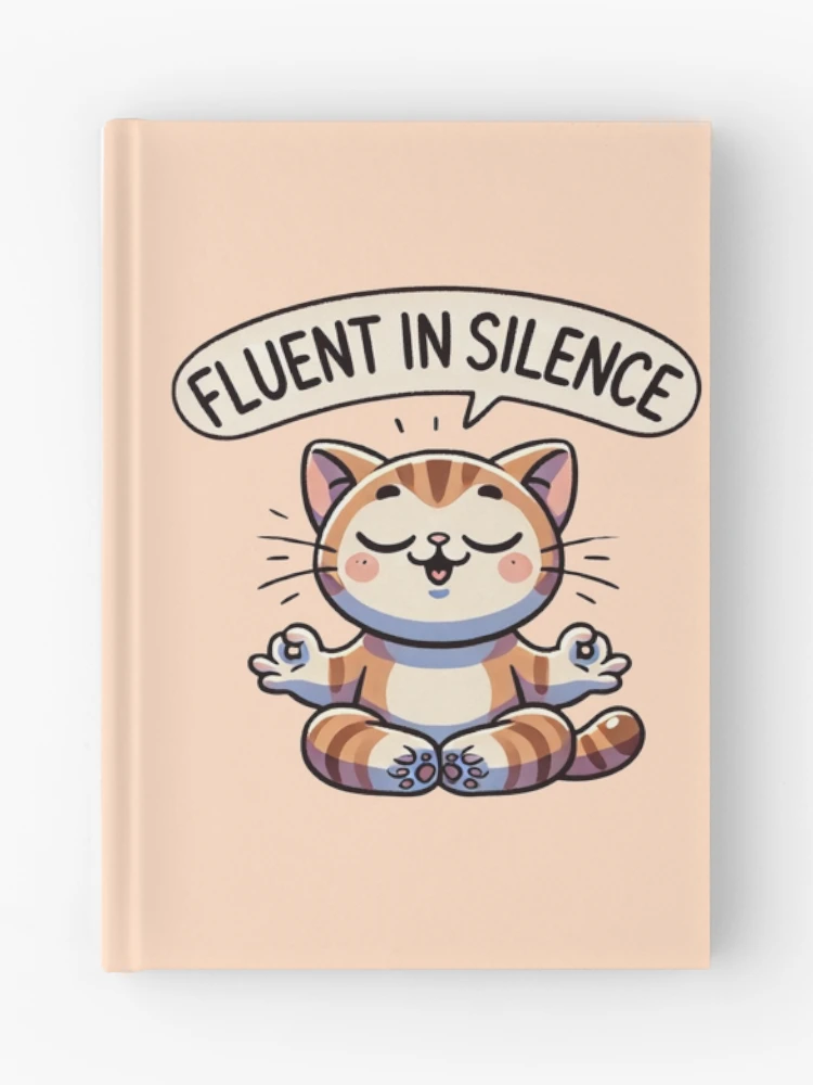 Thumbnail 1 of 3, Journal, Fluent In Silence designed and sold by Fanverse Merchandise.