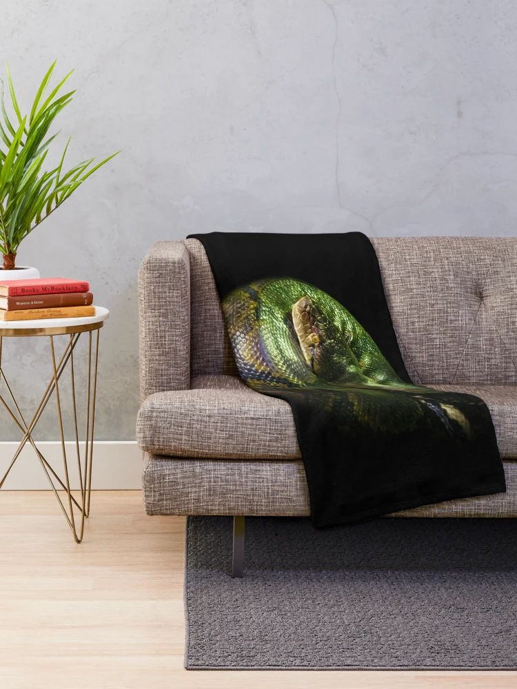 Thumbnail 2 of 6, Throw Blanket, Python designed and sold by Guardi71.