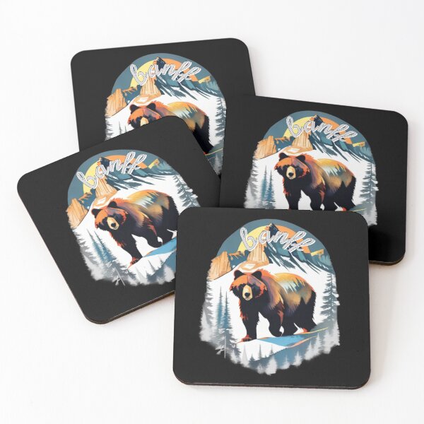 Item preview, watercolor banff national park designed and sold by EuropeanPrints.