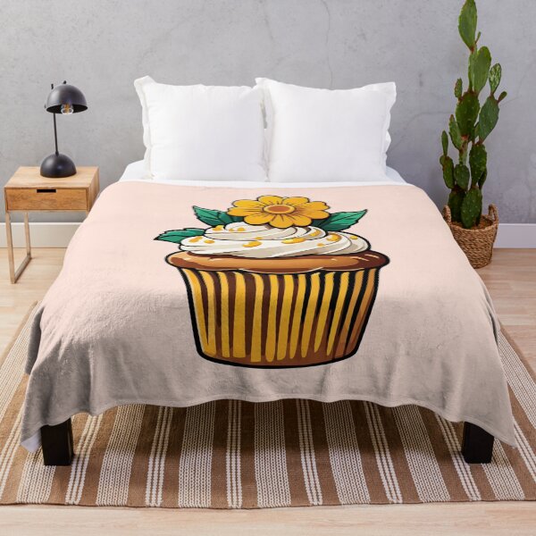 Item preview, Golden Bloom: Yellow Flower Cupcake designed and sold by CrazySweets.