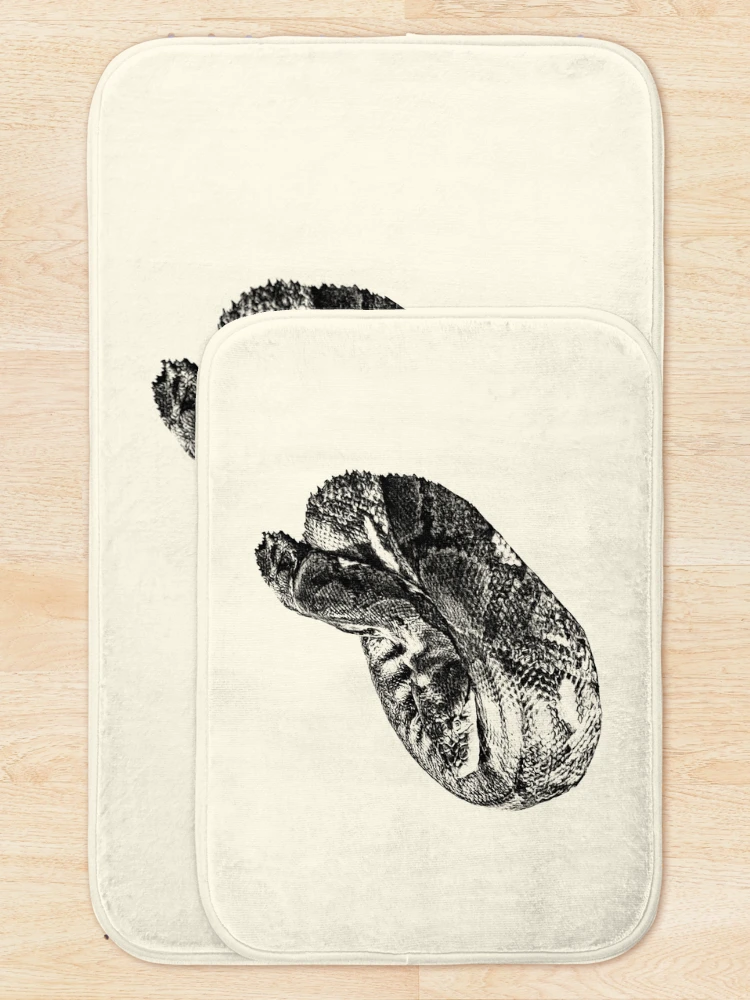Thumbnail 5 of 6, Bath Mat, Python designed and sold by Guardi71.