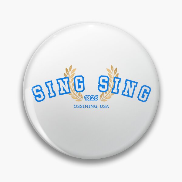 Item preview, Sing Sing Prison “Varsity,” White and Blue designed and sold by UNK-Fatigues.
