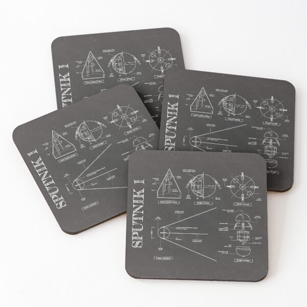 Item preview, Sputnik 1. Soviet Space Program (Blackboard) designed and sold by BGALAXY.