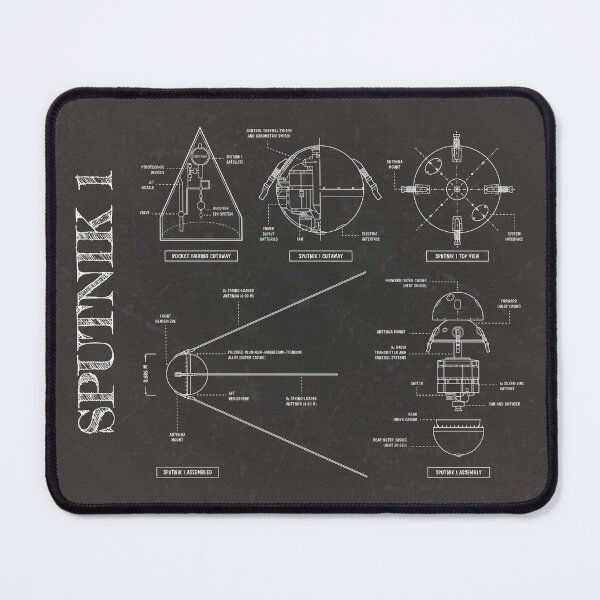 Item preview, Sputnik 1. Soviet Space Program (Blackboard) designed and sold by BGALAXY.