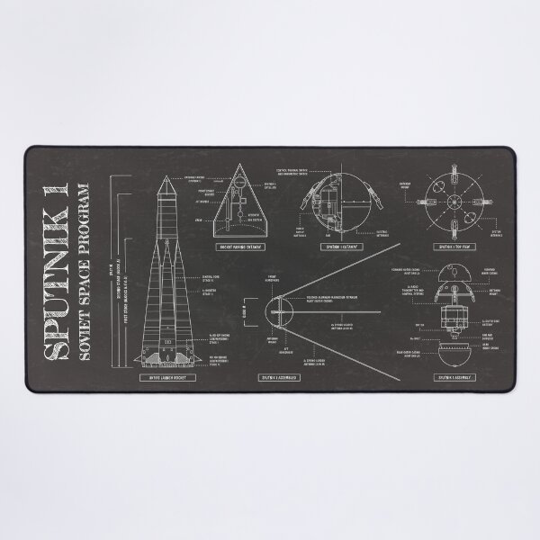 Item preview, Sputnik 1. Soviet Space Program (Blackboard) designed and sold by BGALAXY.