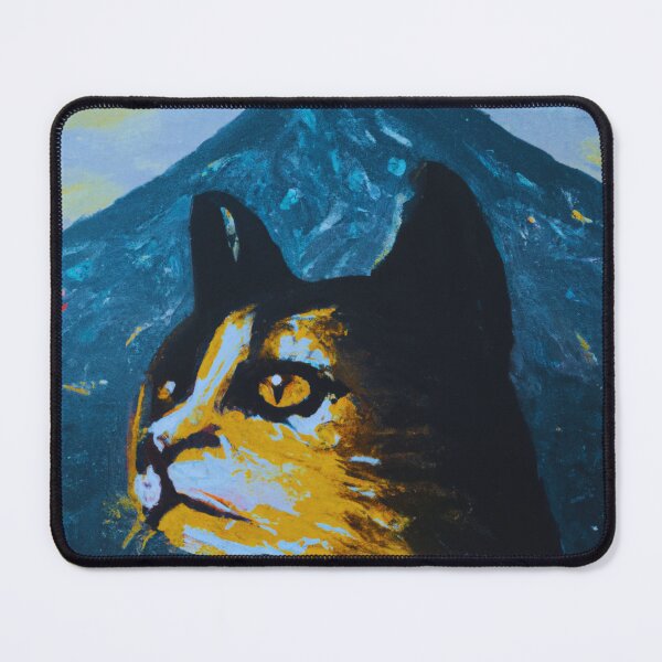 Item preview, a cat and fuji mountain designed and sold by MerryCrown.
