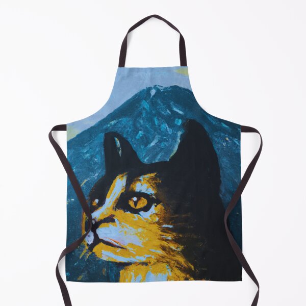 Item preview, a cat and fuji mountain designed and sold by MerryCrown.