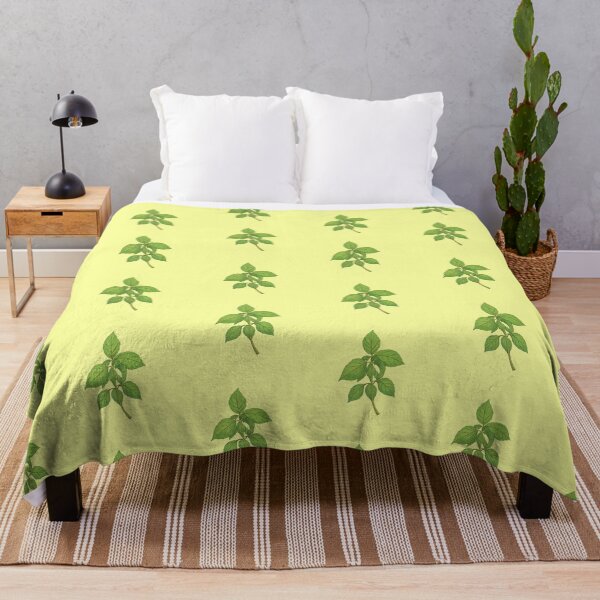 Item preview, Vibrant Basil Bloom in Pastel Plain designed and sold by MadeByHaresShop.