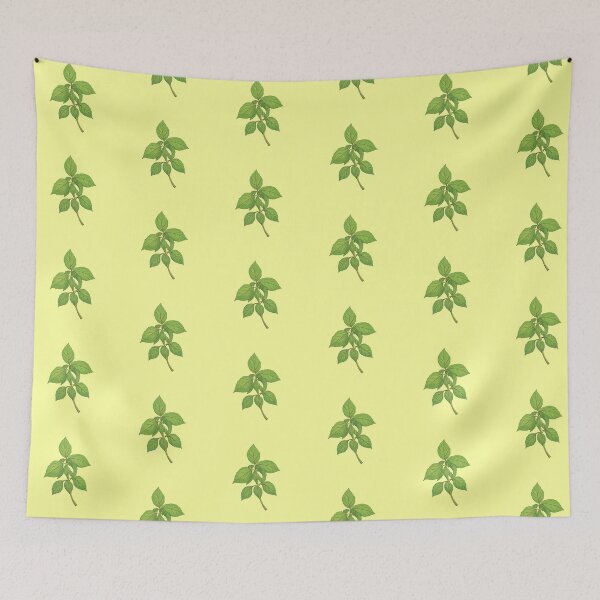 Item preview, Vibrant Basil Bloom in Pastel Plain designed and sold by MadeByHaresShop.