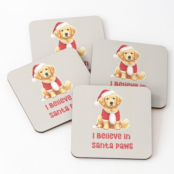 Item preview, Golden Retriever believe in Santa paws designed and sold by wklize.