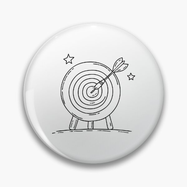 Item preview, Dart lodged in the bullseye on a board designed and sold by rasagamastore.