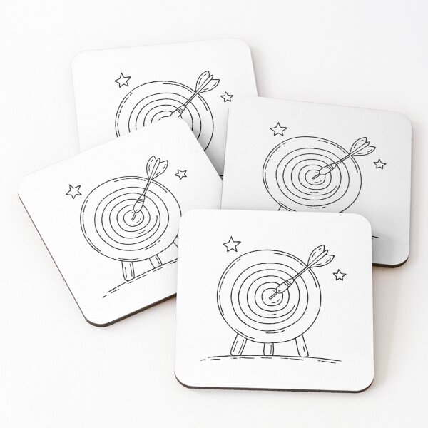 Item preview, Dart lodged in the bullseye on a board designed and sold by rasagamastore.