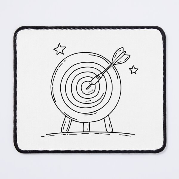 Item preview, Dart lodged in the bullseye on a board designed and sold by rasagamastore.