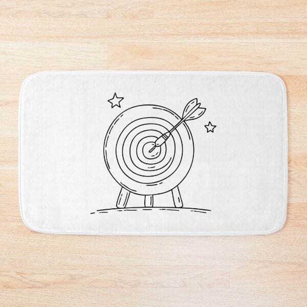 Item preview, Dart lodged in the bullseye on a board designed and sold by rasagamastore.