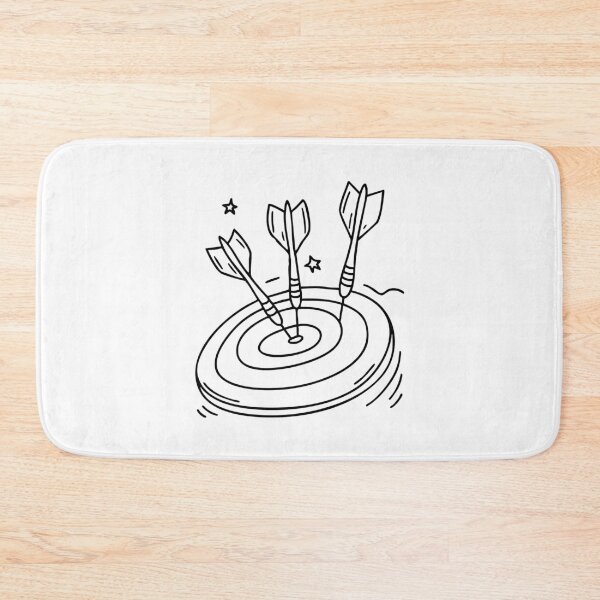 Item preview, Darts stuck in a dartboard designed and sold by rasagamastore.