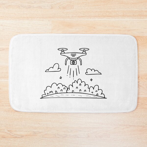 Item preview, Drone hovering over a green forest designed and sold by rasagamastore.