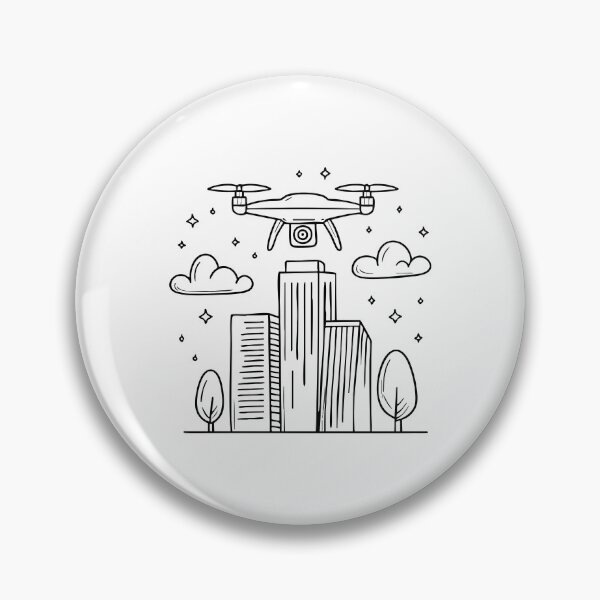 Item preview, Drone flying over a skyscraper building designed and sold by rasagamastore.