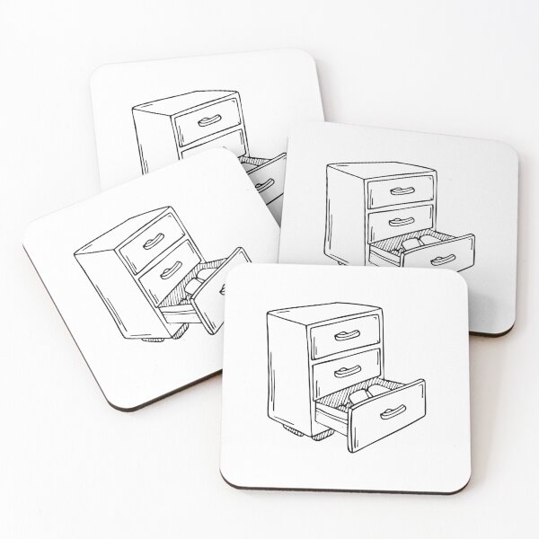 Item preview, Drawer cabinet half open with items inside designed and sold by rasagamastore.