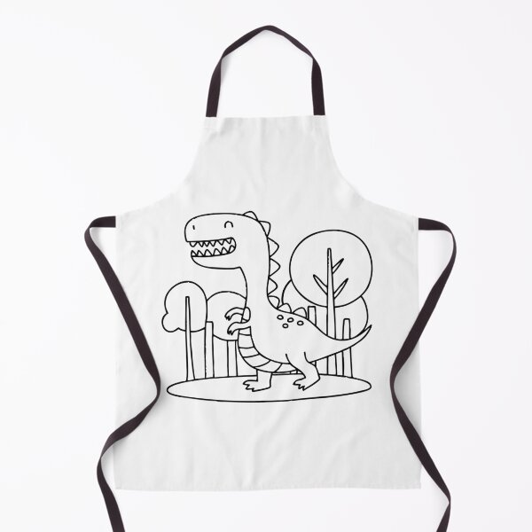 Aperçu de l'œuvre Dinosaure rugissant dans une forêt dense créée et vendue par rasagamastore.